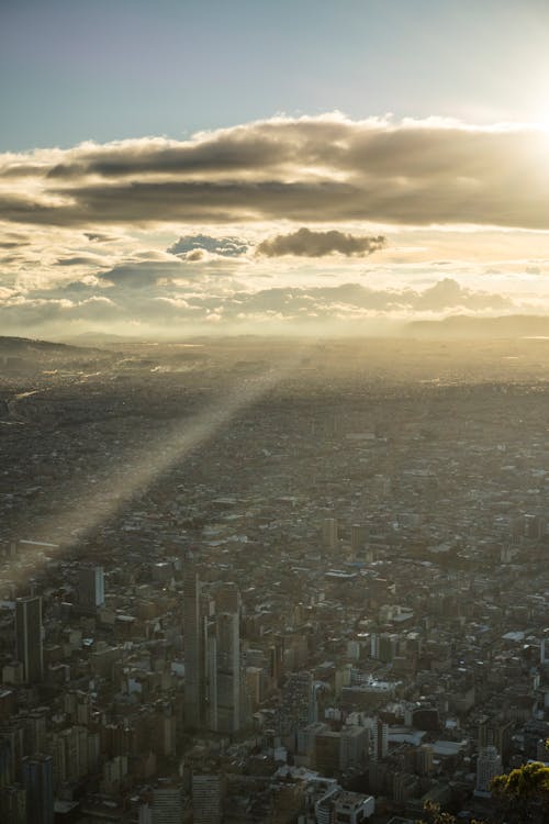 Aerial View of Bogota, Colombia