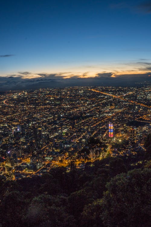 Kostnadsfri bild av bogota, colombia, kväll