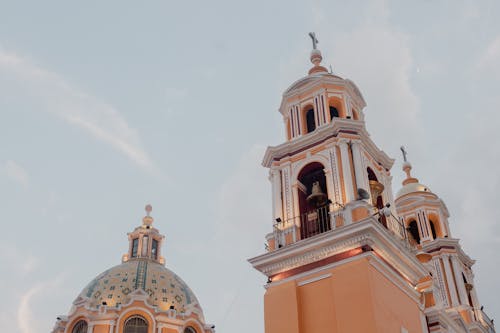 Tower of a Catholic Church in Mexico 