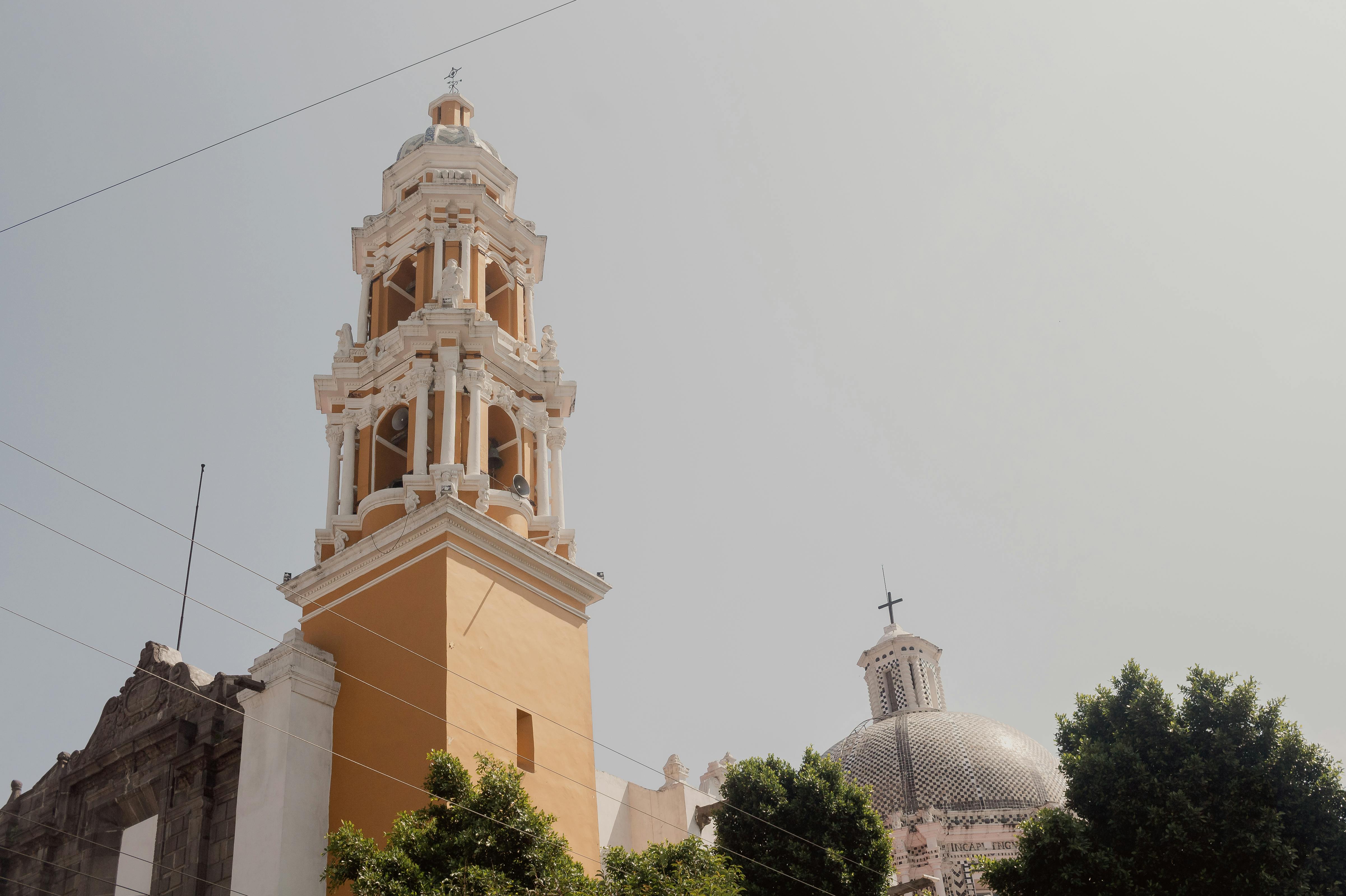 Iglesia De San Jeronimo en el Centro Histórico, Puebla, México · Free