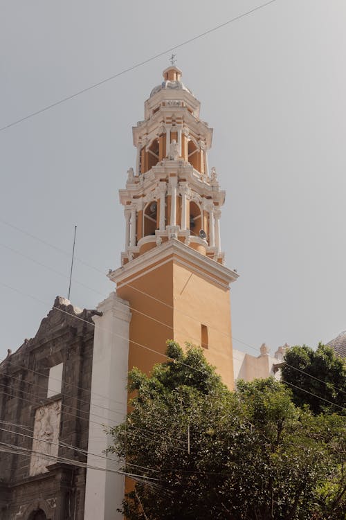 Tower of Church in Puebla