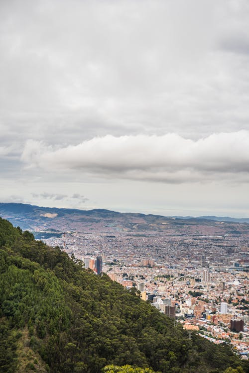 Aerial View of Bogota, Colombia 