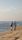 walking on the beach