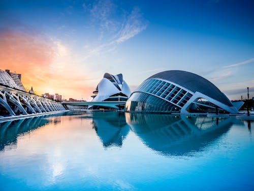 City of Arts and Sciences at Sunset