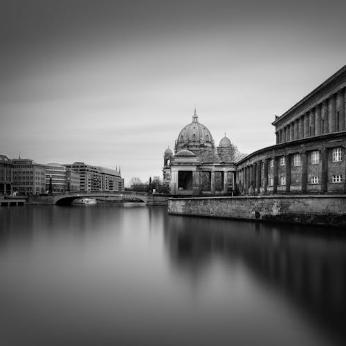 Imagine de stoc gratuită din alb-negru, apă curgătoare, Berlin