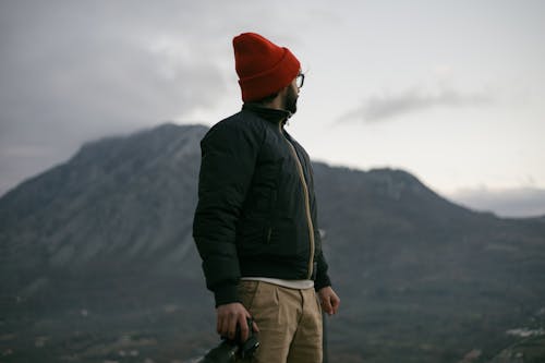 Man in Hat and Jacket