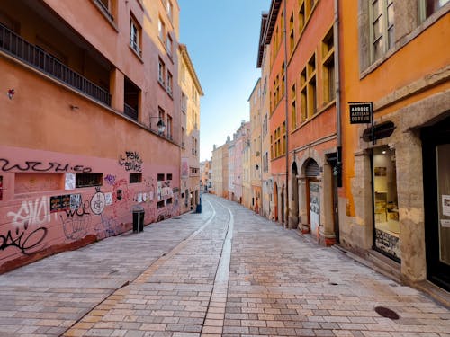 Narrow Street in Lyon