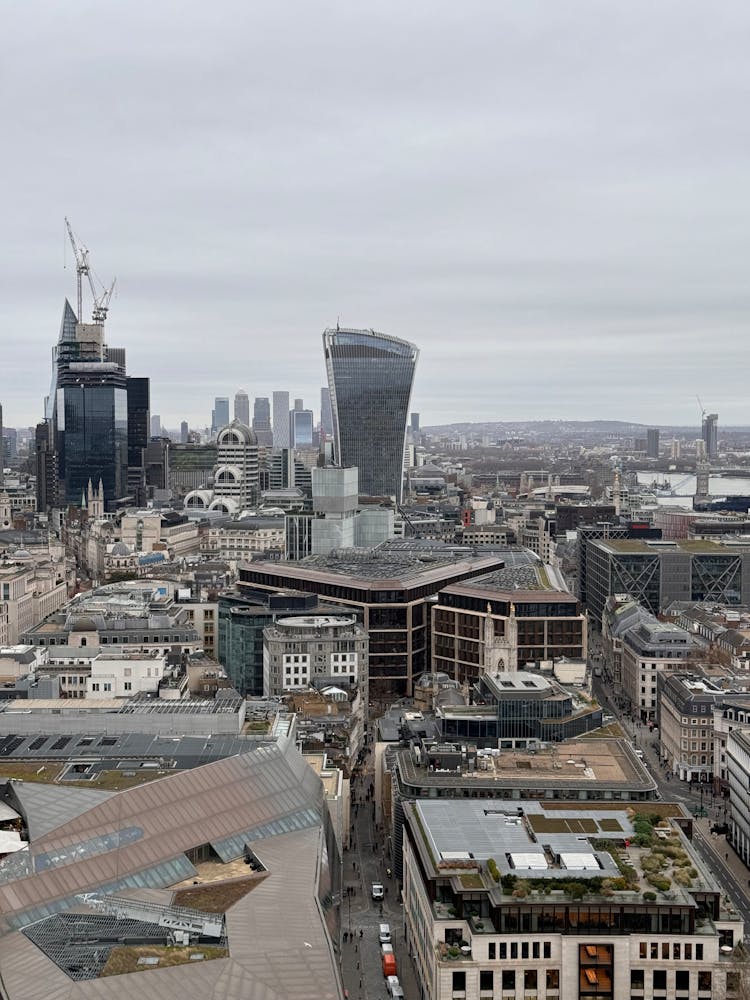 Drone Shot Of London