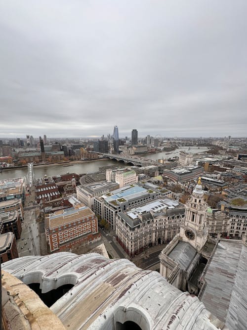 Buildings around Thames in London