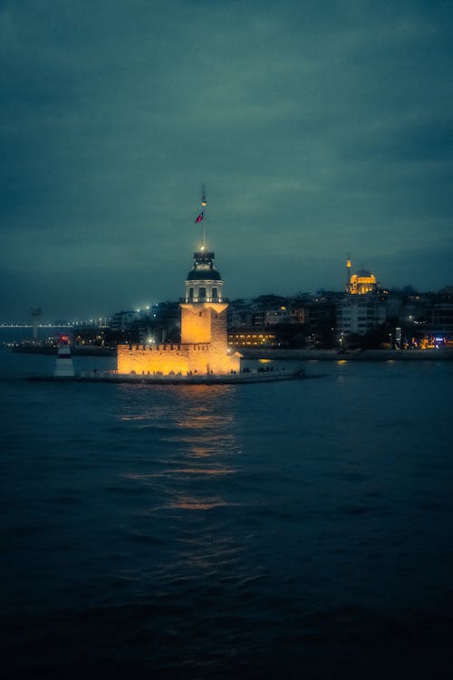 Ingyenes stockfotó bosphorus, emlékmű, este témában