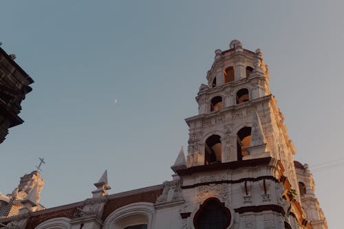 Tower of Church of La Compania in Puebla