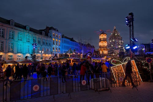 Foto d'estoc gratuïta de compra de nadal, llum nadalenca