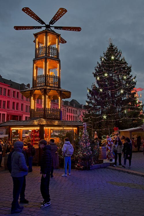 Kostenloses Stock Foto zu weihnachtseinkauf, weihnachtslicht