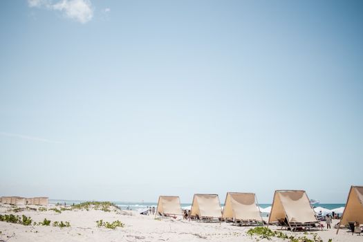 Beach wedding at the beach club