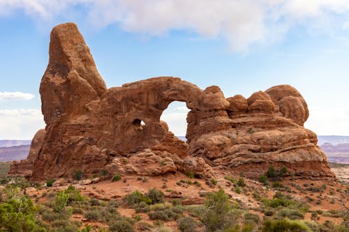 Natural Arch in Arches National Park, Utah, USA