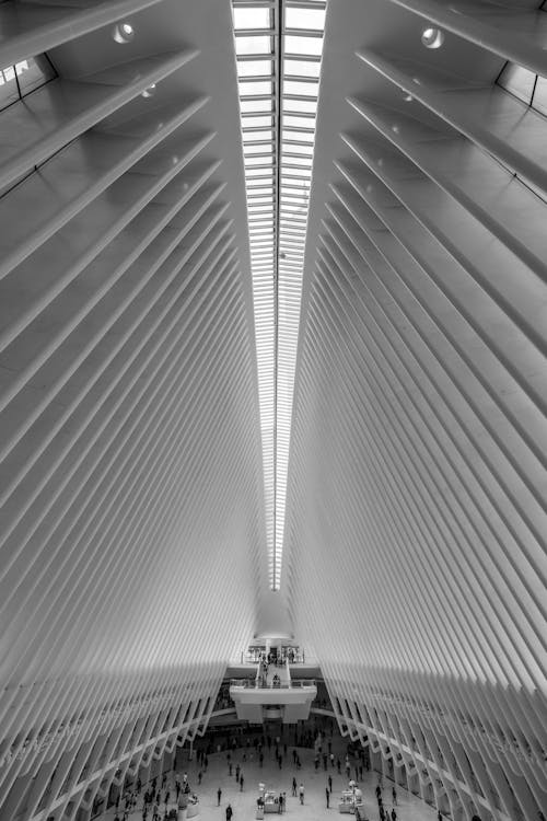 Majestic Ceiling in World Trade Center station, New York City, New York, USA