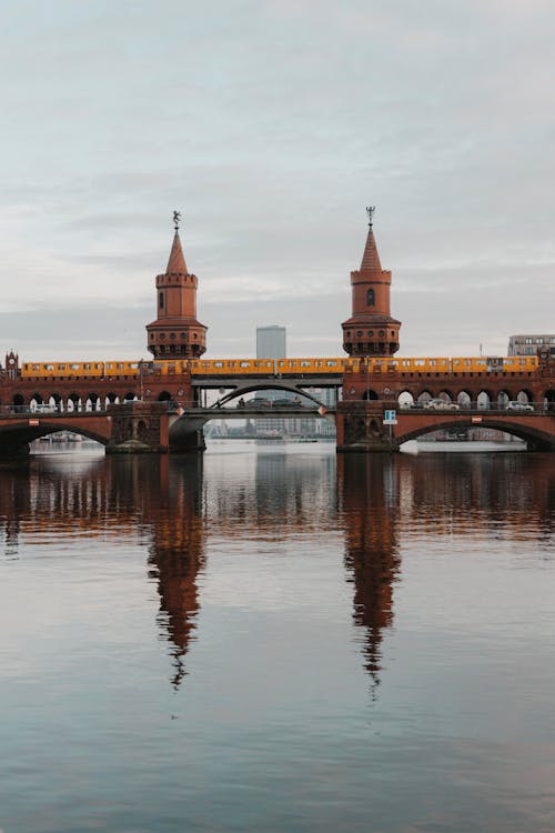 Oberbaum Bridge on Spree River in Berlin