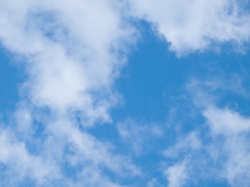White Clouds on Blue Sky