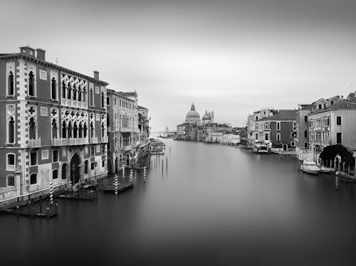 Grand Canal in Black and White