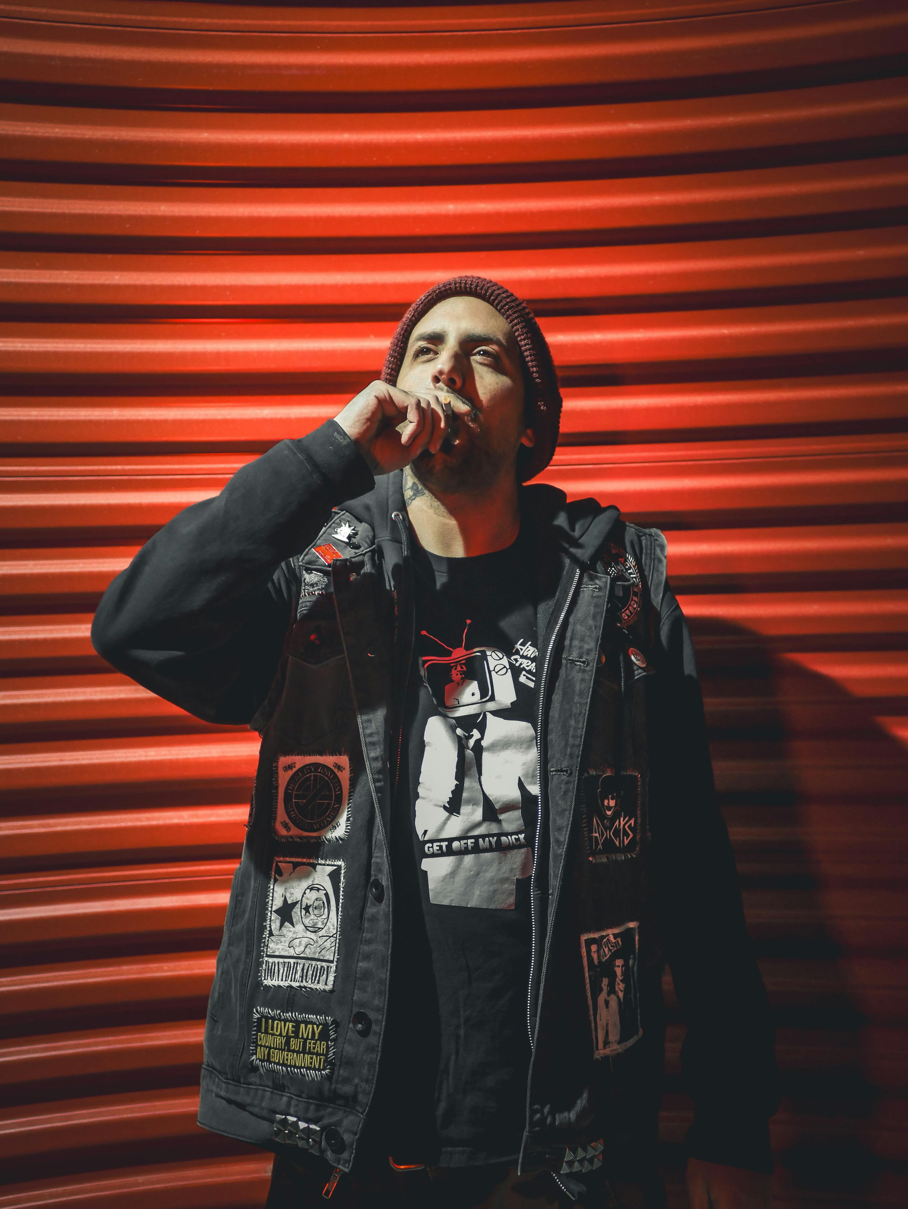 Man Wearing Rock Style Clothing · Free Stock Photo