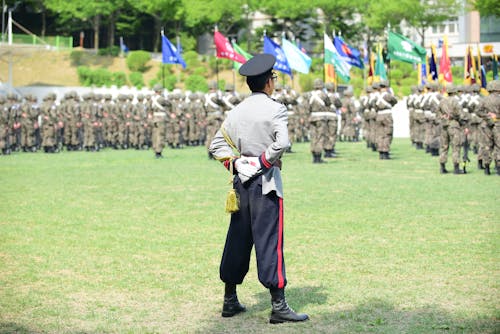 군대, 깃발, 서 있는의 무료 스톡 사진