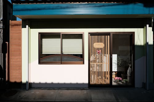 Facade of a Traditional Japanese House 