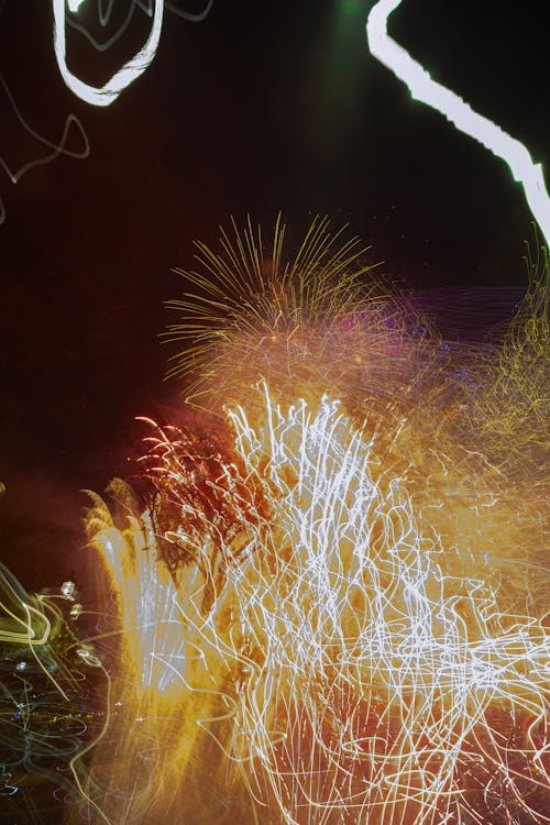 Foto d'estoc gratuïta de any nou, celebració, exhibició de focs artificials