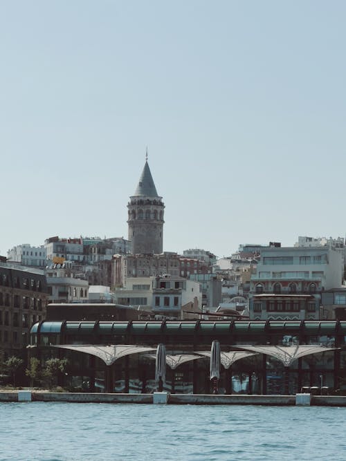 Foto stok gratis bosporus, cityscape, kaki langit
