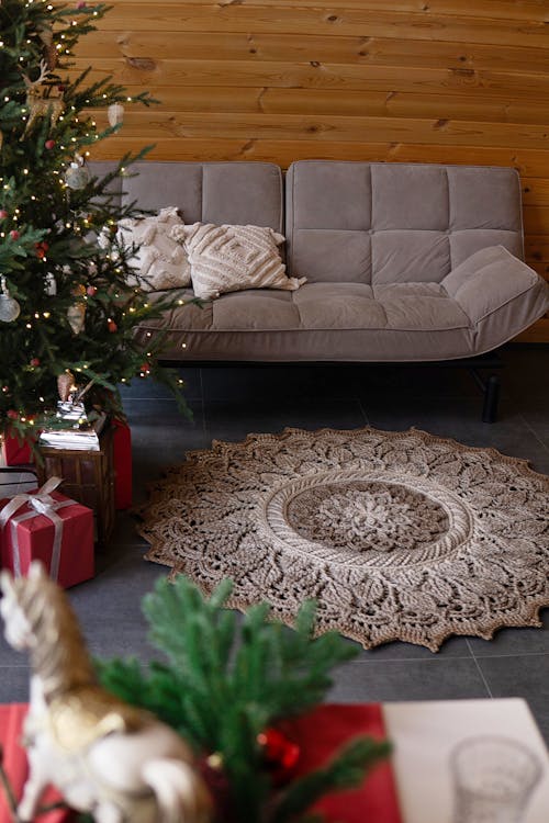 Foto d'estoc gratuïta de arbre de Nadal, interior, llar