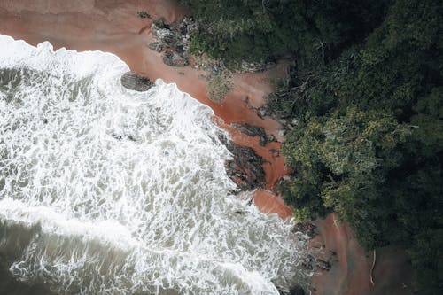 dalgalar, deniz, kıyı şeridi içeren Ücretsiz stok fotoğraf