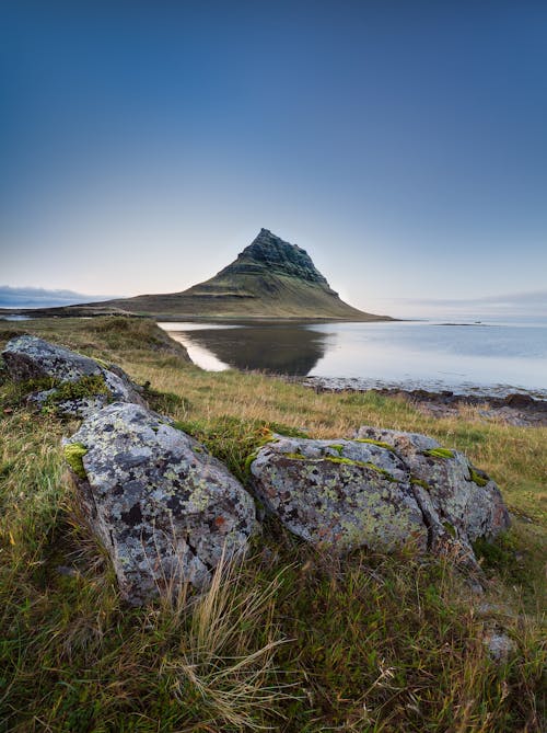 คลังภาพถ่ายฟรี ของ kirkjufell, ขอบฟ้า, จุดสังเกต