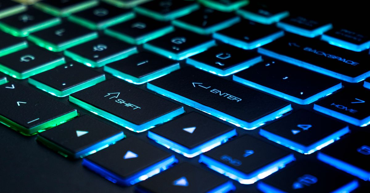 Computer Key Word Color Colorful Computer Keyboard · Free Stock Photo
