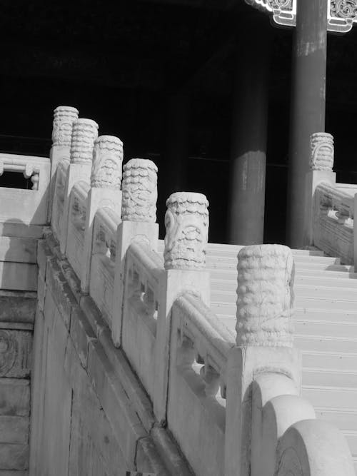 Free stock photo of black and white, china, city palace