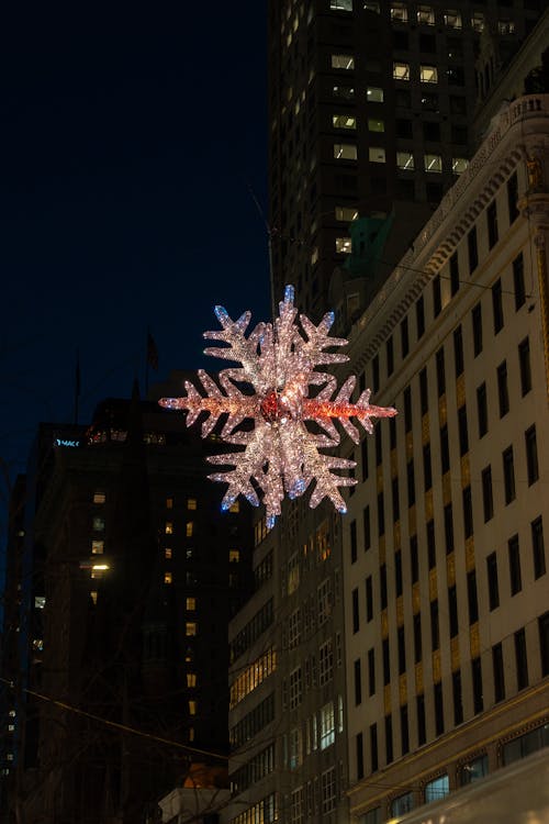 Fotos de stock gratuitas de colgando, copo de nieve, Decoración navideña