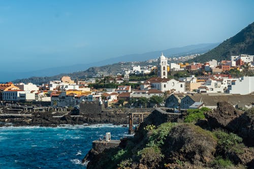 加那利群島, 城鎮, 岸邊 的 免費圖庫相片