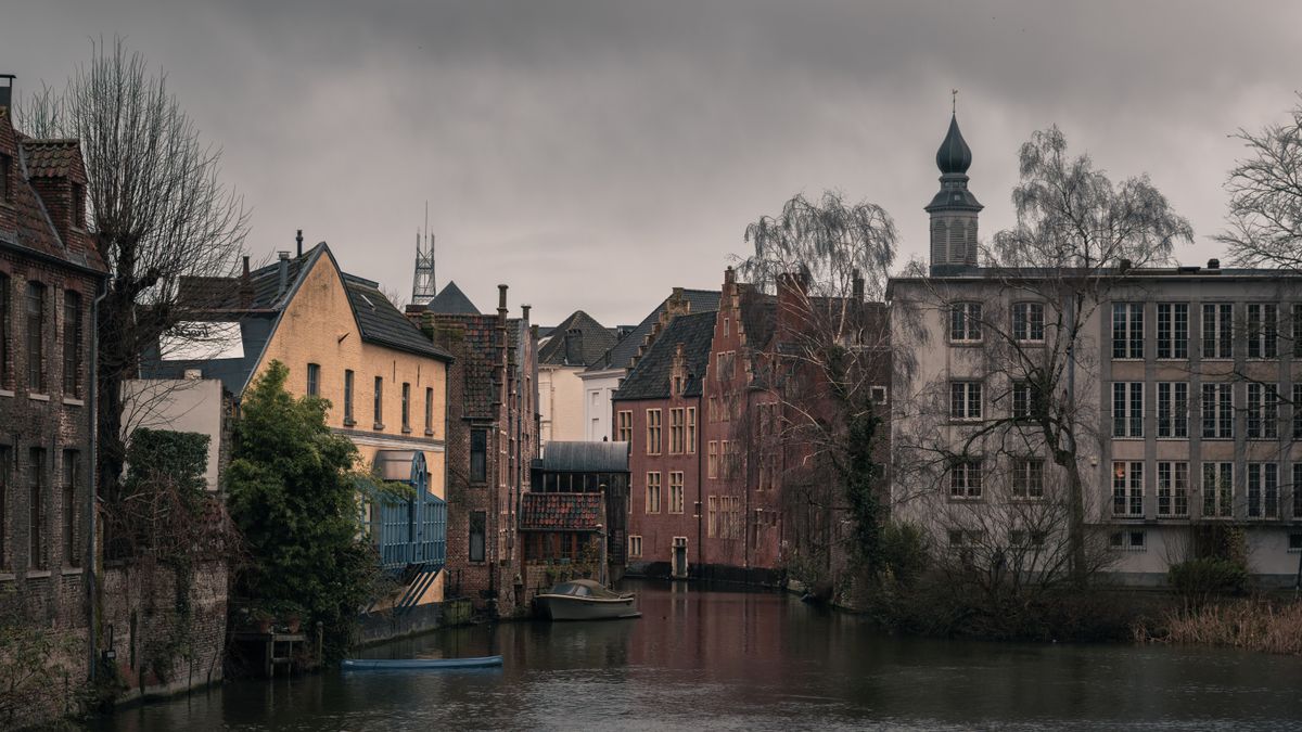 Ghent's medieval guild-house quays along the Leie — the equal of Bruges, minus the crowds.