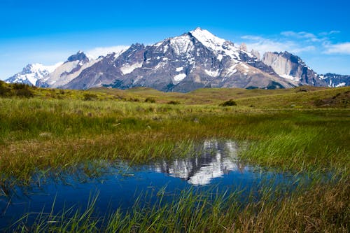山岳, 山脈, 水の無料の写真素材