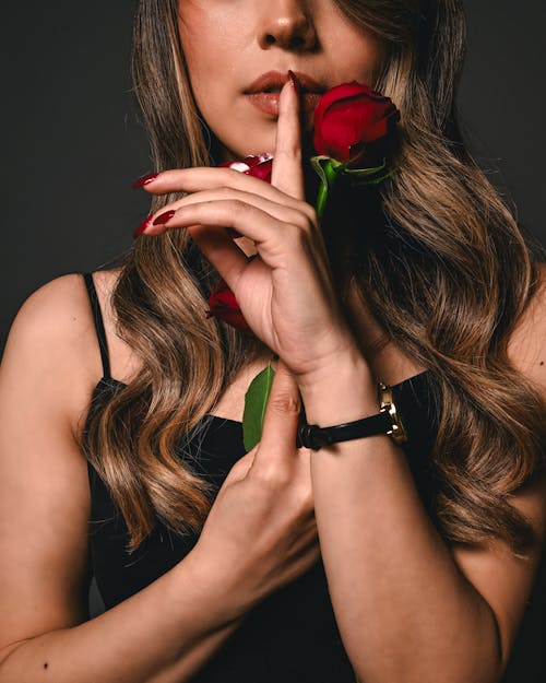 A Woman with a Rose
