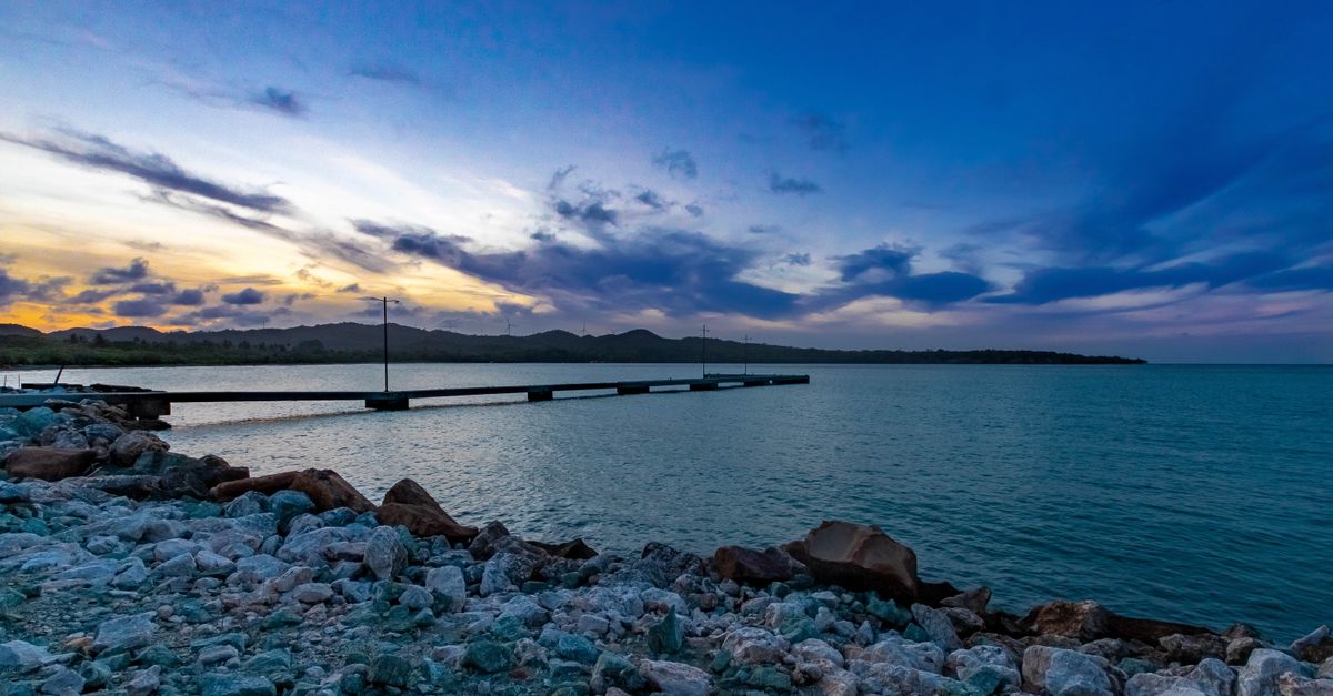 Providenciales island near Haiti