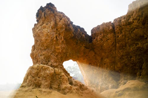 Foto d'estoc gratuïta de arc natural, erosionat, formació rocosa