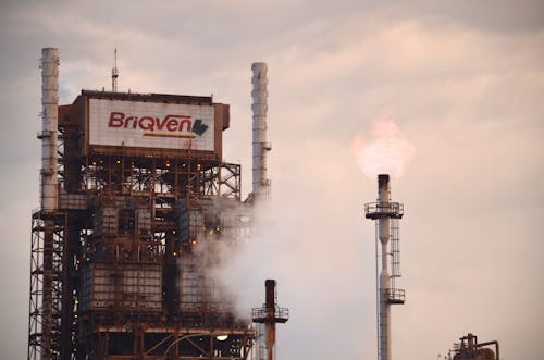 Briqven Factory in Ciudad Guayana in Venezuela