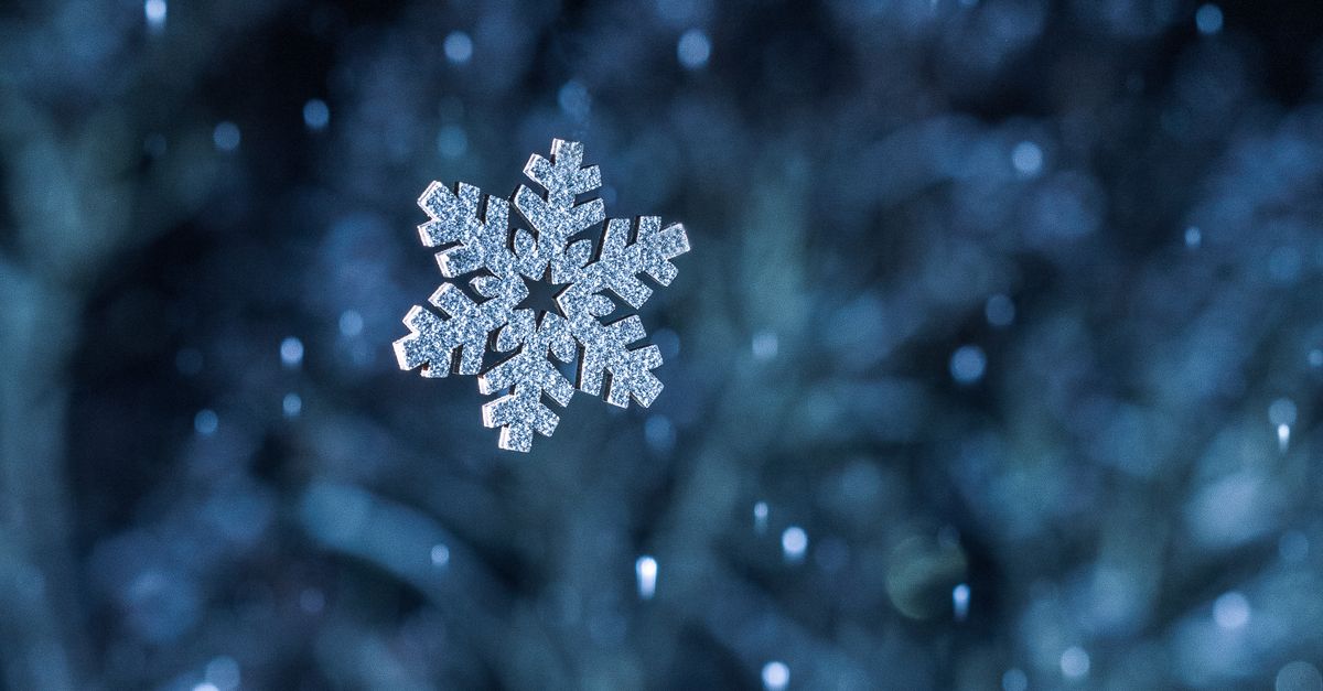 Snowflake Fallung Close Up of a Falling Snowflake ยท Free Stock Photo