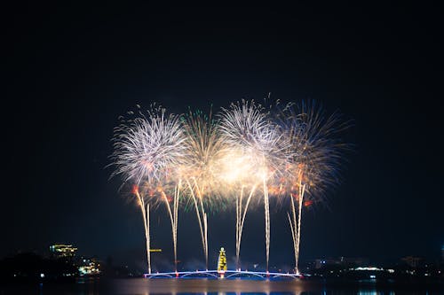 Foto profissional grátis de ano novo, celebração, céu noturno