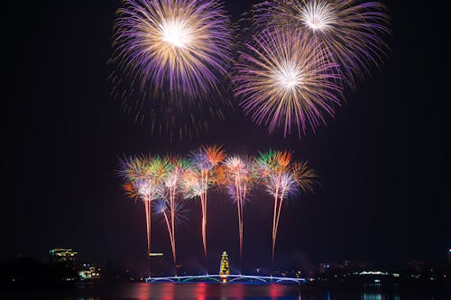 Imagine de stoc gratuită din Anul Nou, celebrare, cer de noapte
