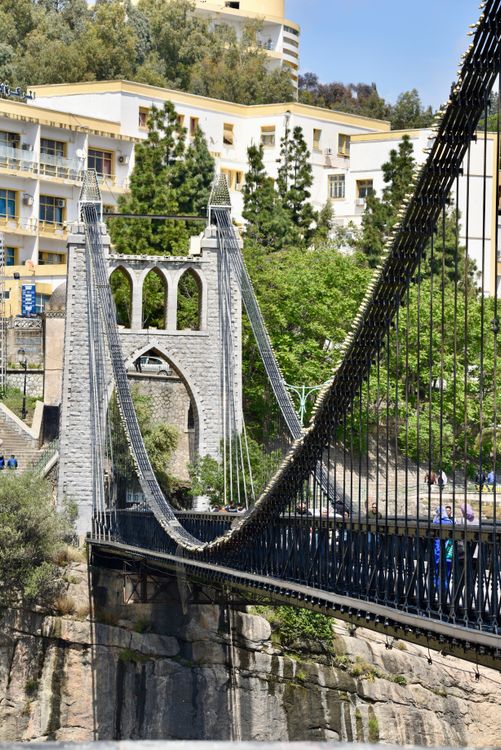 Sidi M Cid Suspension Bridge in Constantine Algeria · Free Stock Photo