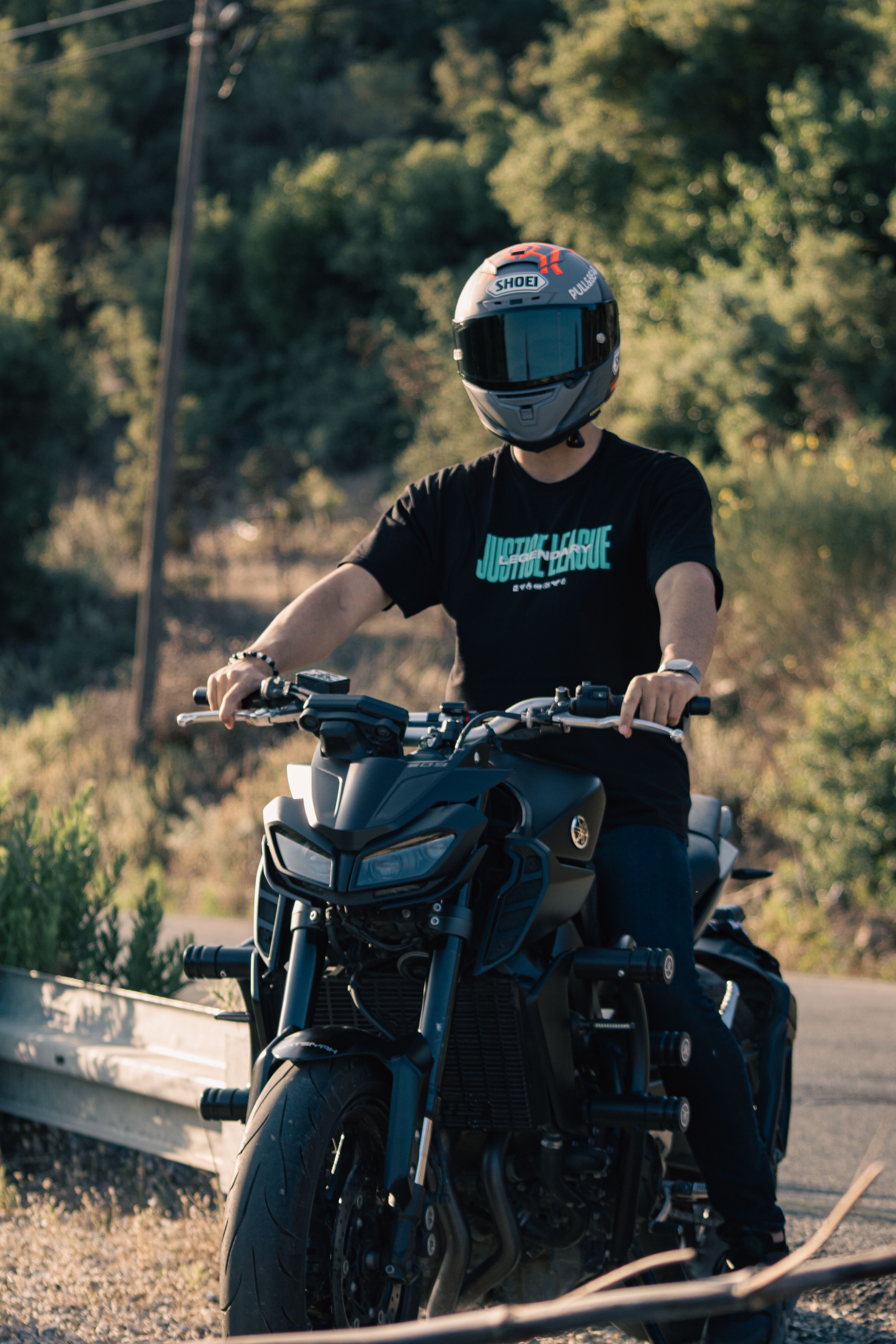 Man Riding on a Black Yamaha MT Motorcycle · Free Stock Photo