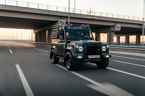 Land Rover Defender 90 on the Street 