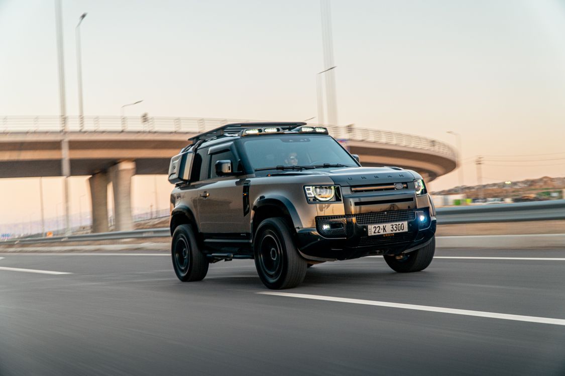 Land Rover Defender Urban On The Street Free Stock Photo land-rover-defender-urban-on-the-street-free-stock-photo