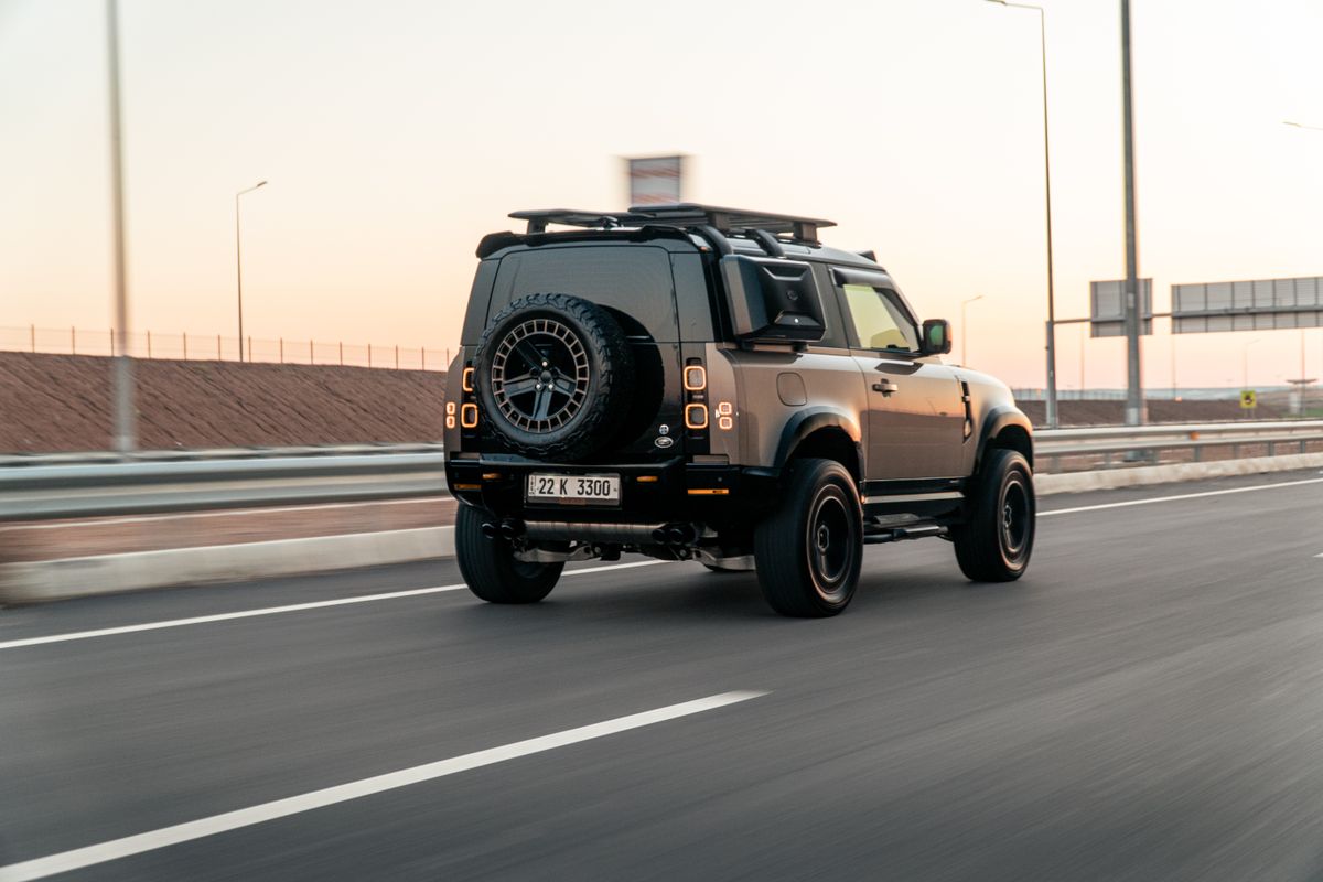 Land Rover Defender Rvt Land Rover Defenders on the Street · Free Stock Photo
