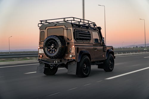 Land Rover Defender on the Street